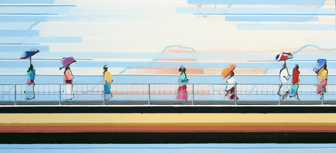 'Peace Bridge' - 40 x 80cm, Oil on linen, 2009